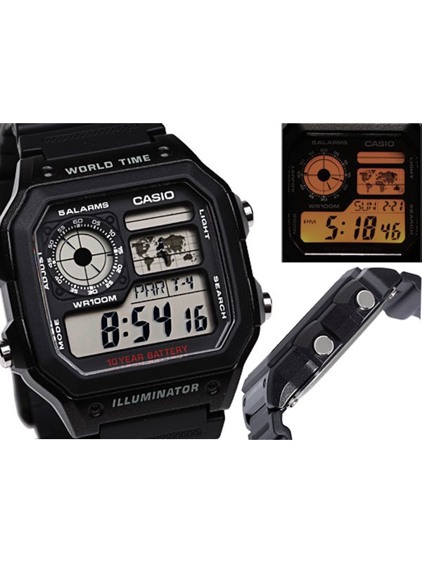 фото Мужские наручные часы Casio Collection AE-1200WH-1A