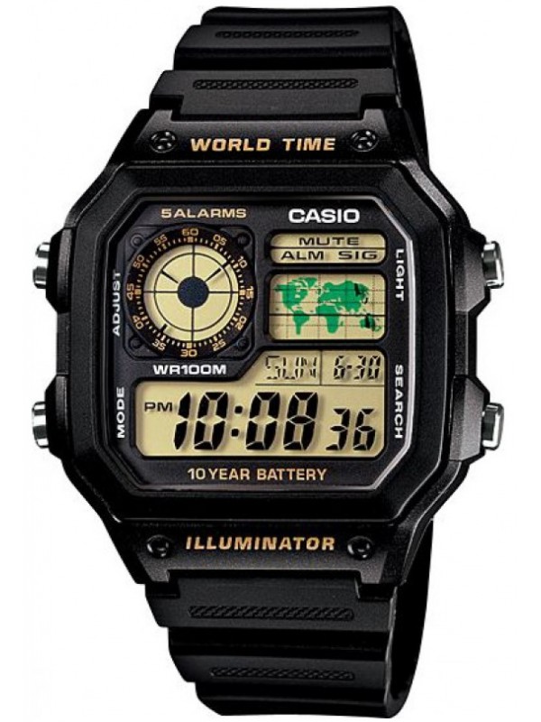 фото Мужские наручные часы Casio Collection AE-1200WH-1B