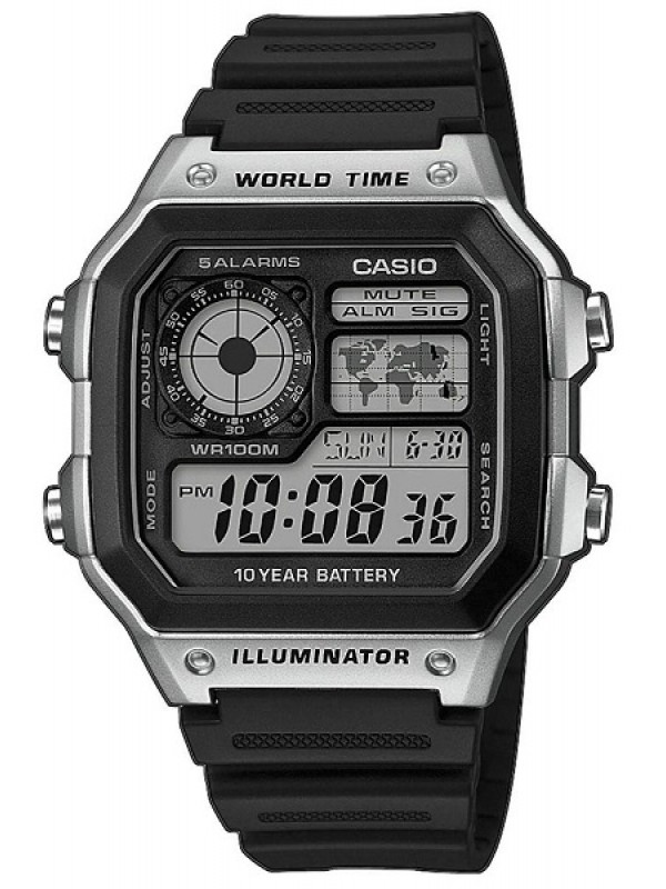 фото Мужские наручные часы Casio Collection AE-1200WH-1C