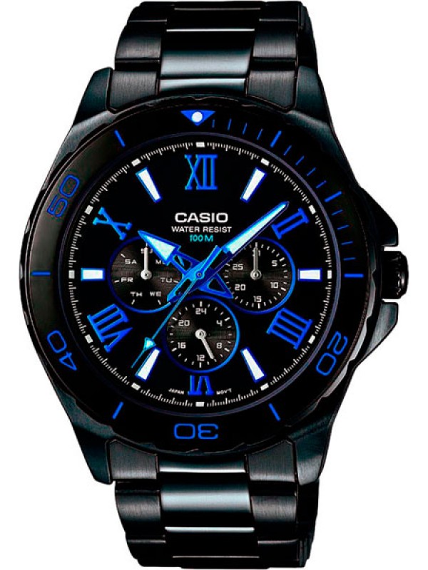 фото Мужские наручные часы Casio Collection MTD-1075BK-1A2
