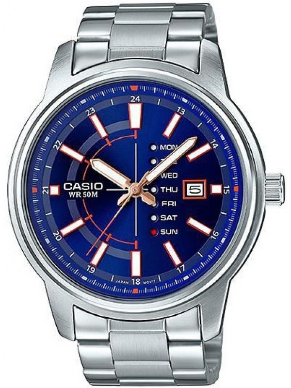 фото Мужские наручные часы Casio Collection MTP-E128D-2A