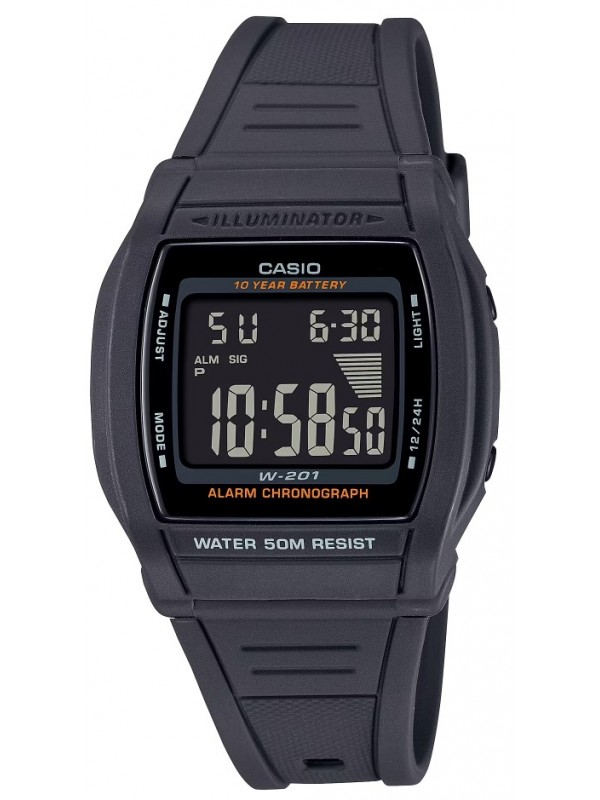 фото Мужские наручные часы Casio Collection W-201-1B