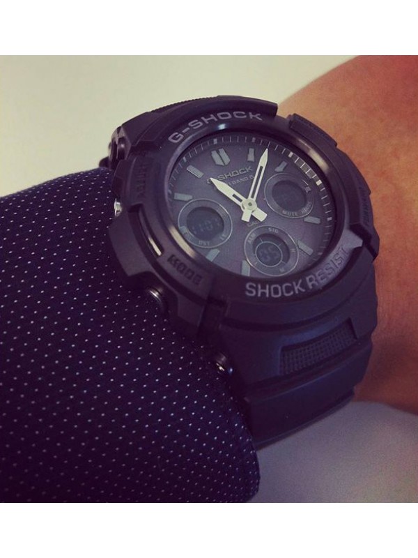 фото Мужские наручные часы Casio G-Shock AWG-M100B-1A