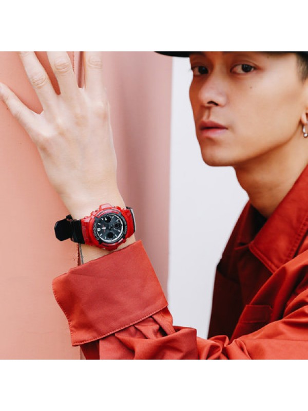 фото Мужские наручные часы Casio G-Shock AWG-M100SRB-4A
