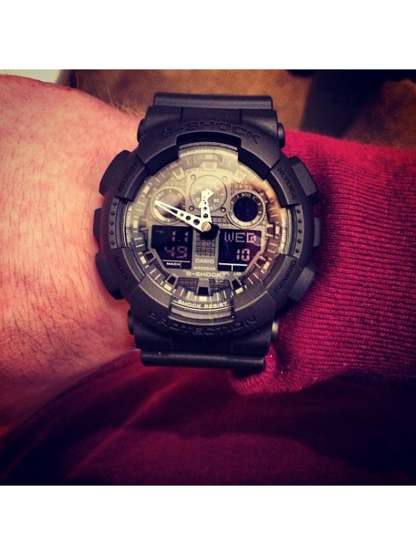 фото Мужские наручные часы Casio G-Shock GA-100-1A1