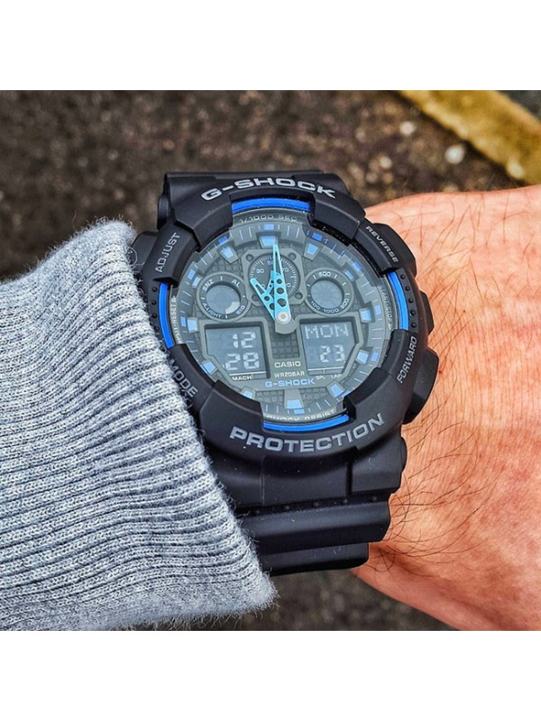 фото Мужские наручные часы Casio G-Shock GA-100-1A2