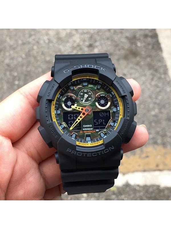 фото Мужские наручные часы Casio G-Shock GA-100BY-1A