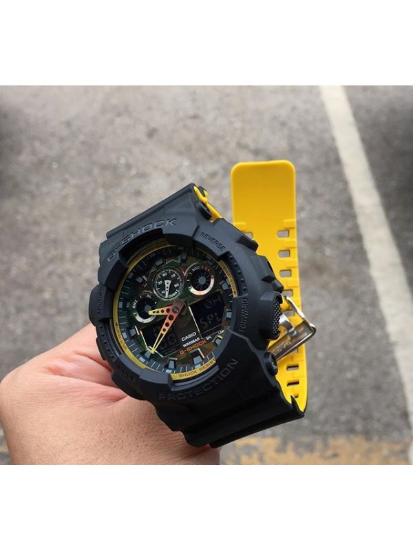 фото Мужские наручные часы Casio G-Shock GA-100BY-1A