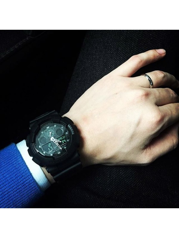 фото Мужские наручные часы Casio G-Shock GA-100MB-1A