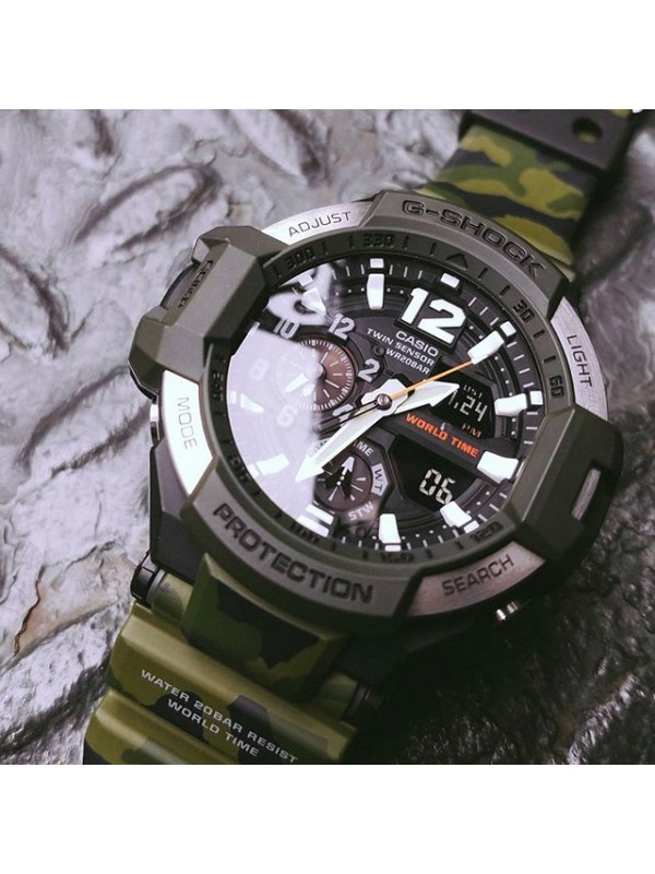 фото Мужские наручные часы Casio G-Shock GA-1100SC-3A