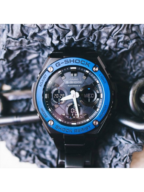 фото Мужские наручные часы Casio G-Shock GST-W110BD-1A2