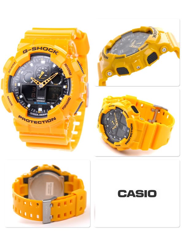 фото Мужские наручные часы Casio G-Shock GA-100A-9A