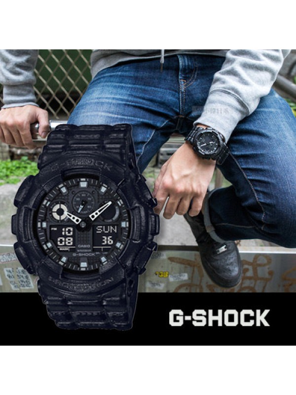 фото Мужские наручные часы Casio G-Shock GA-100BT-1A