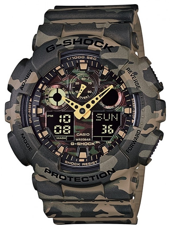 фото Мужские наручные часы Casio G-Shock GA-100CM-5A