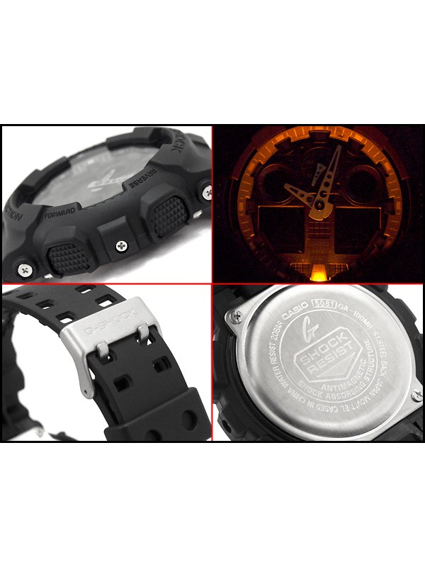 фото Мужские наручные часы Casio G-Shock GA-100MB-1A