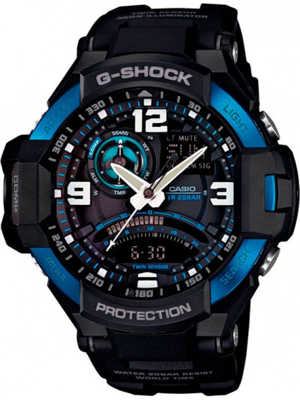 фото Мужские наручные часы Casio G-Shock GA-1000-2B