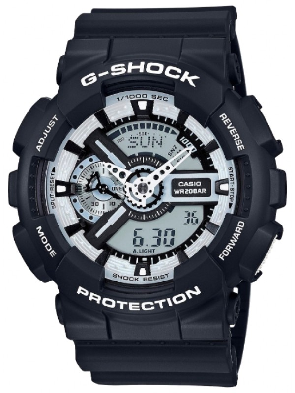 фото Мужские наручные часы Casio G-Shock GA-110BW-1A