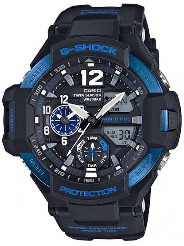 фото Мужские наручные часы Casio G-Shock GA-1100-2B