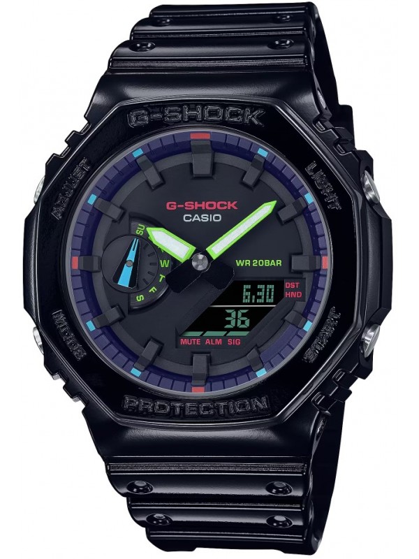 фото Мужские наручные часы Casio G-Shock GA-2100RGB-1A