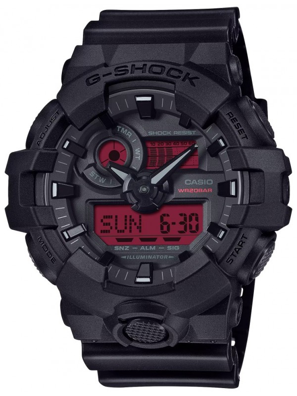 фото Мужские наручные часы Casio G-Shock GA-700BBR-1A