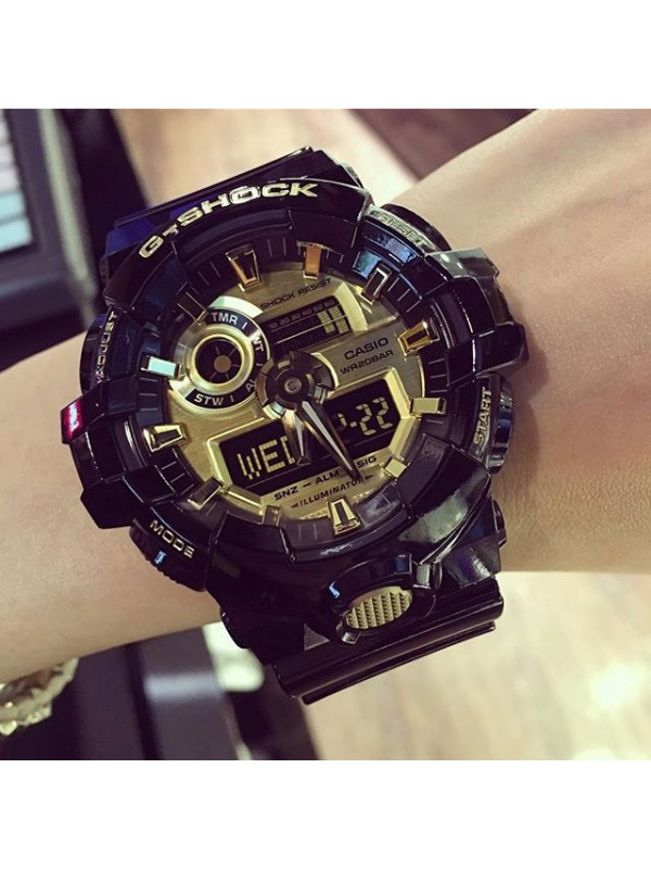 фото Мужские наручные часы Casio G-Shock GA-710GB-1A