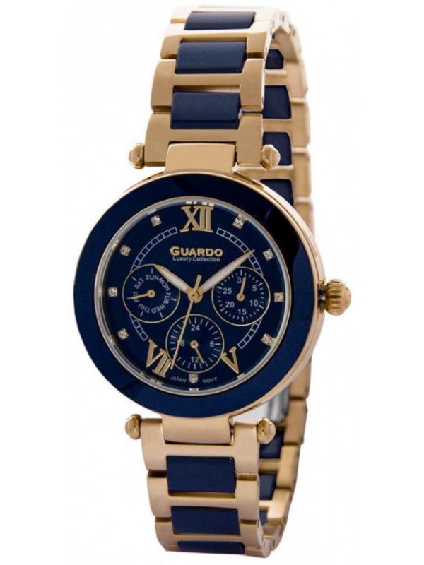 фото Женские наручные часы GUARDO S1849-6.6.3 тёмно-синий