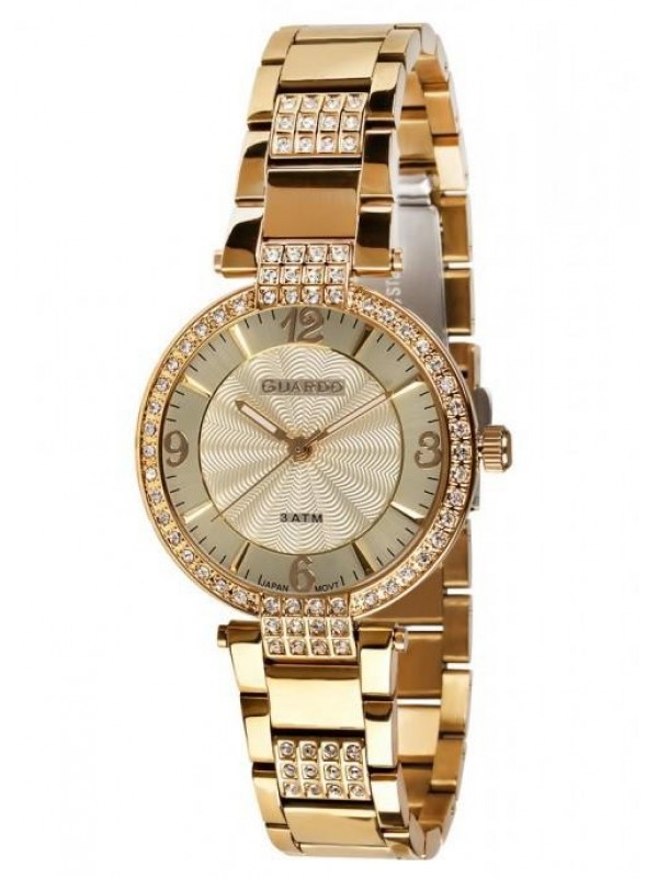 фото Женские наручные часы GUARDO Premium 10330-4 золотой