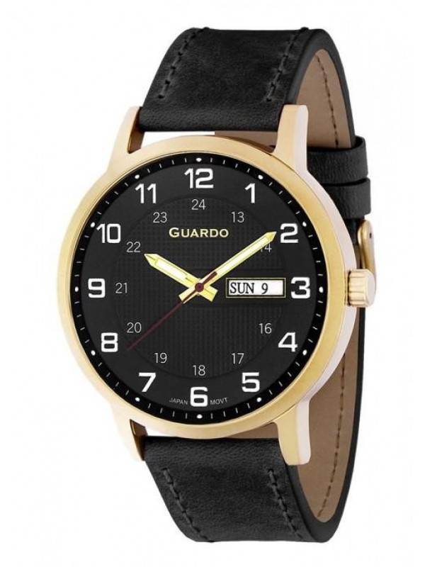 фото Мужские наручные часы GUARDO Premium 10656-3 чёрный