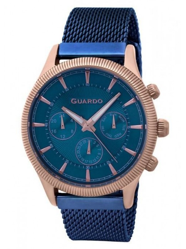 фото Мужские наручные часы GUARDO Premium 11102-4 голубой