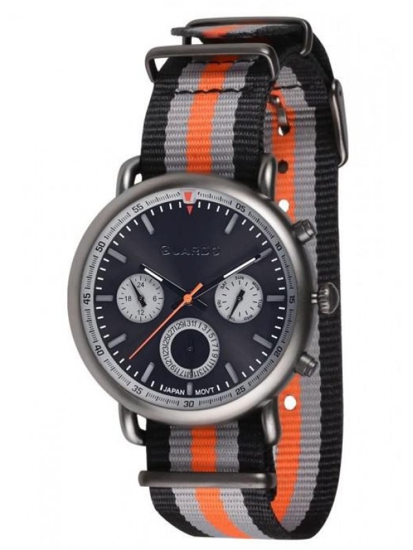 фото Мужские наручные часы GUARDO Premium 11146-5 тёмно-серый