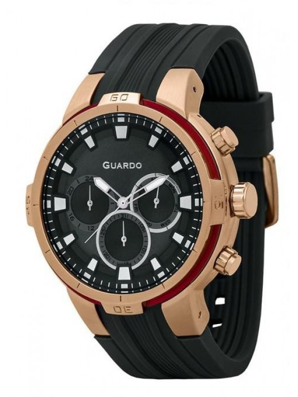 фото Мужские наручные часы GUARDO Premium 11149-3 чёрный
