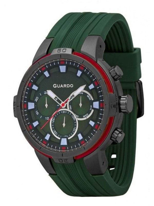 фото Мужские наручные часы GUARDO Premium 11149-6 зелёный