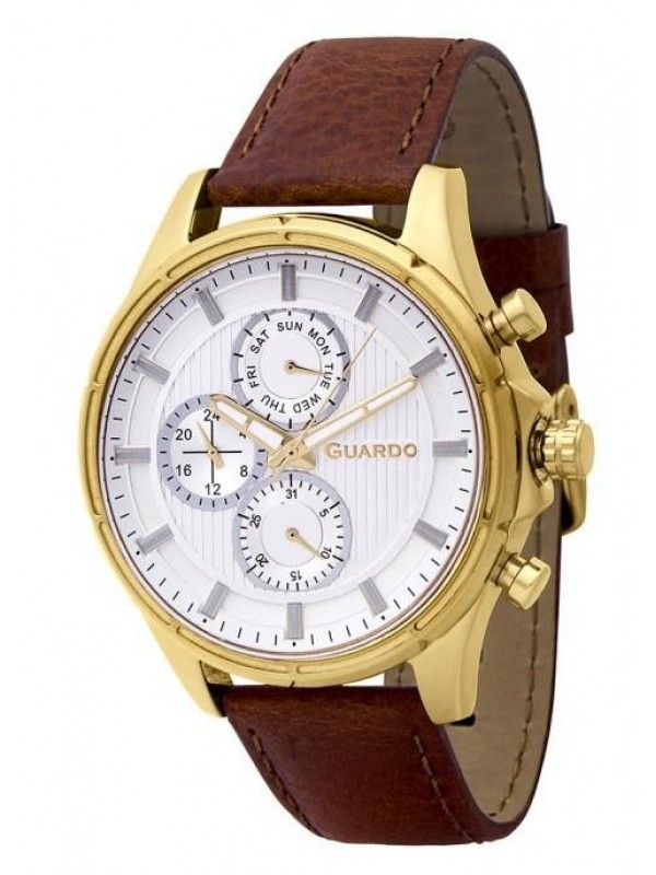 фото Мужские наручные часы GUARDO Premium 11173-8 сталь