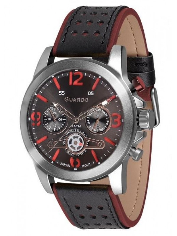 фото Мужские наручные часы GUARDO Premium 11177-6 чёрный