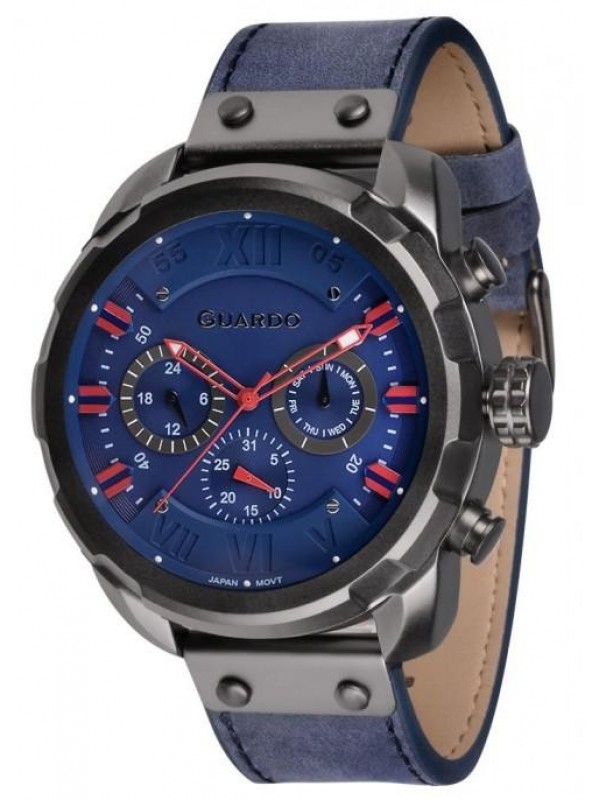 фото Мужские наручные часы GUARDO Premium 11179-5 синий