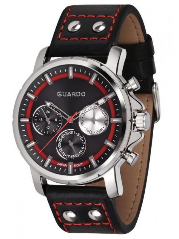 фото Мужские наручные часы GUARDO Premium 11214-1 чёрный