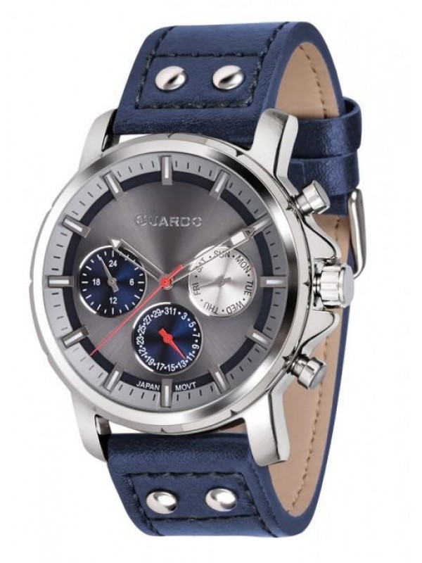 фото Мужские наручные часы GUARDO Premium 11214-3 сталь