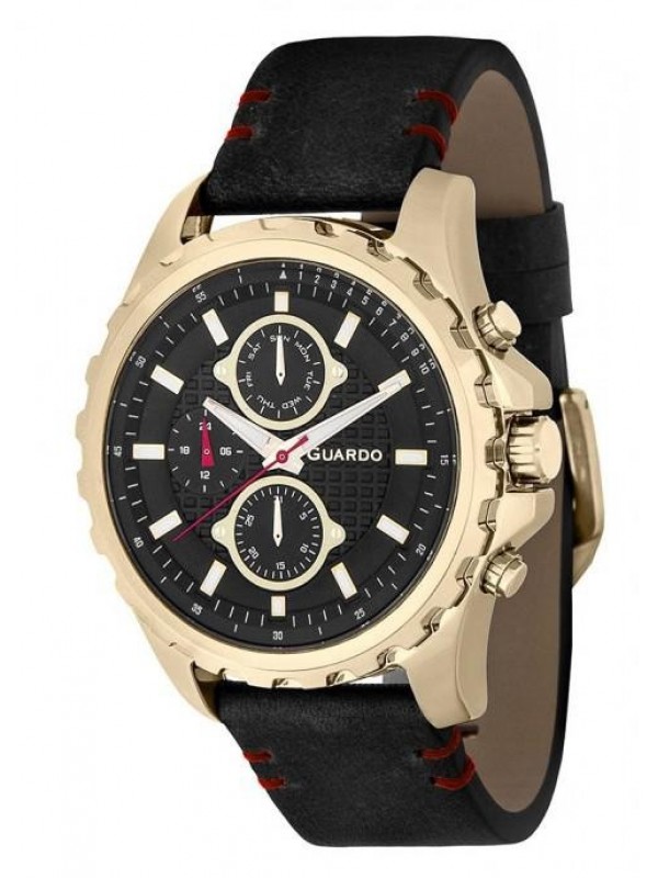 фото Мужские наручные часы GUARDO Premium 11252-3 чёрный