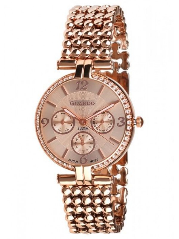 фото Женские наручные часы GUARDO Premium 11378-4 розовый