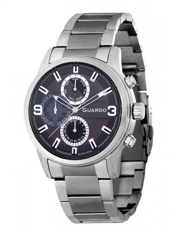 фото Мужские наручные часы GUARDO Premium 11410-3 серый