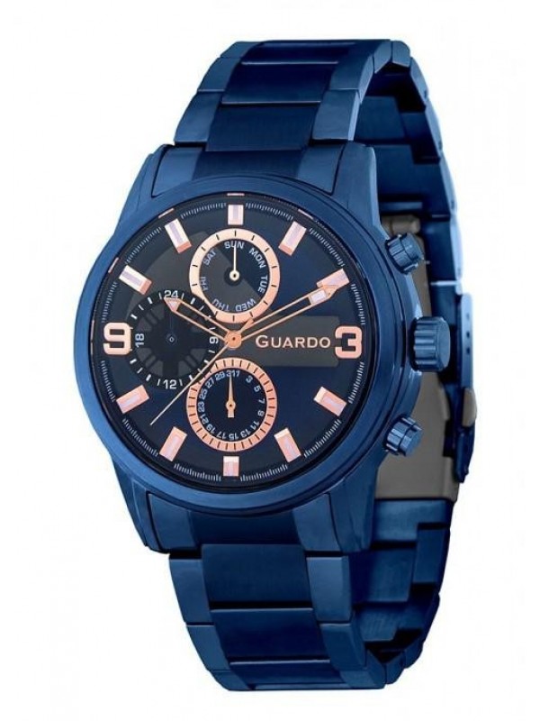 фото Мужские наручные часы GUARDO Premium 11410-4 синий