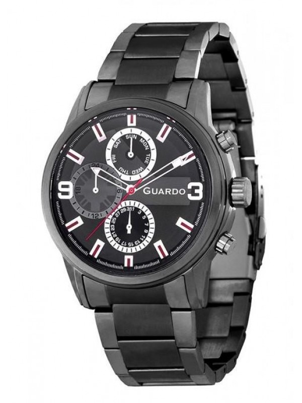 фото Мужские наручные часы GUARDO Premium 11410-5 чёрный