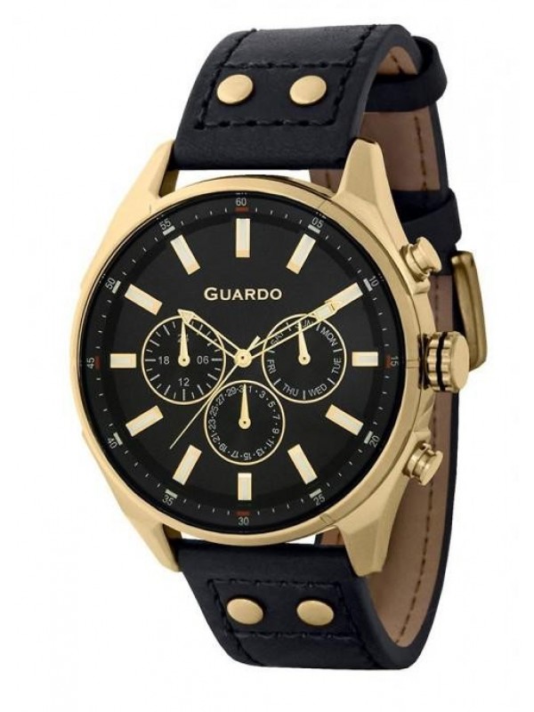 фото Мужские наручные часы GUARDO Premium 11453-4 чёрный