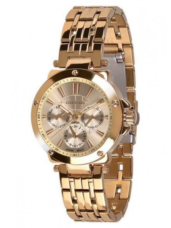 фото Женские наручные часы GUARDO Premium 11463-3 золотой