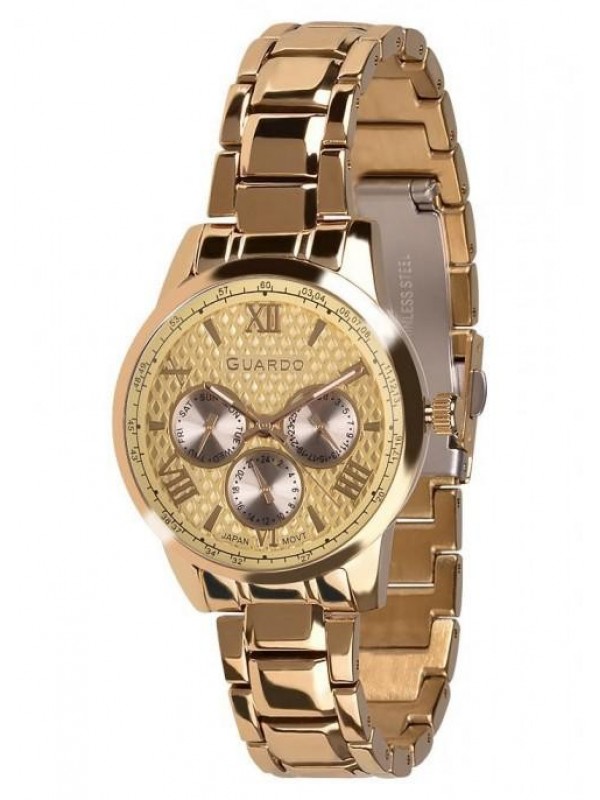 фото Женские наручные часы GUARDO Premium 11466-4 жёлтый