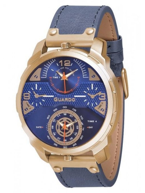 фото Мужские наручные часы GUARDO Premium 11502-5 синий