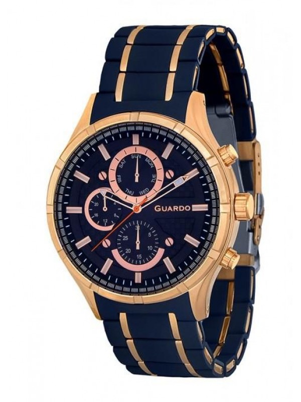 фото Мужские наручные часы GUARDO Premium 11531-5 тёмно-синий