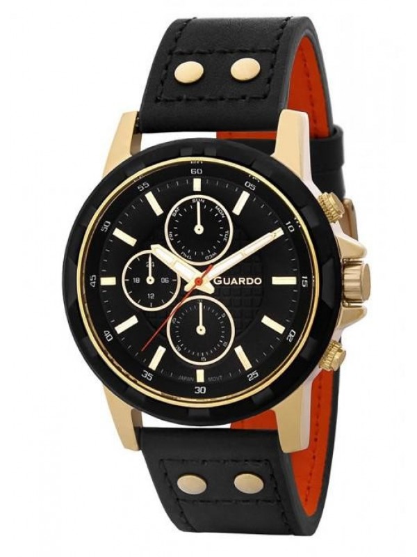фото Мужские наручные часы GUARDO Premium 11611-4 чёрный