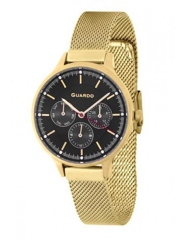 фото Женские наручные часы GUARDO Premium 11636-3 чёрный