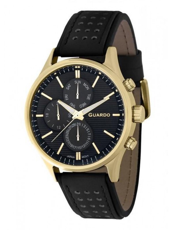 фото Мужские наручные часы GUARDO Premium 11647-3 чёрный